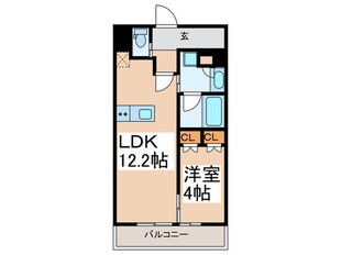 プラウドフラット両国サウスの物件間取画像